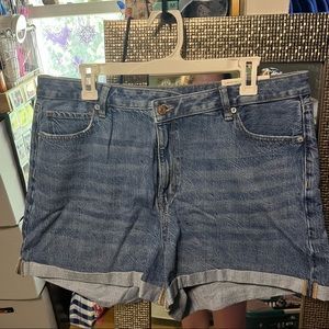 denim shorts